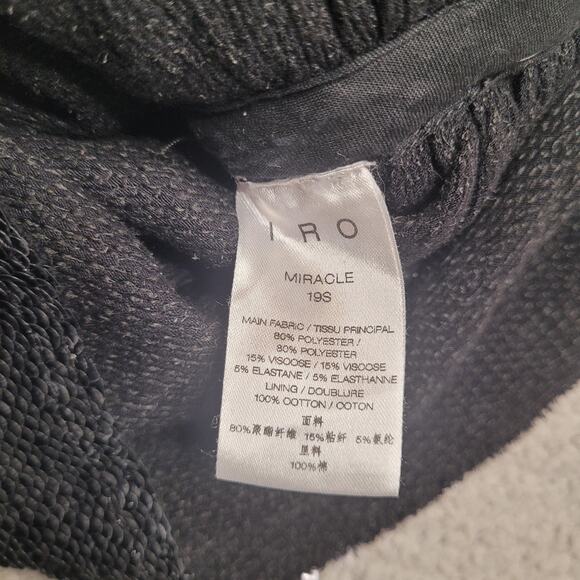 IRO Miracle Dress FR34 US2 Black Silver Sequin Metallic Sparkle Party Club Mini - Picture 7 of 12